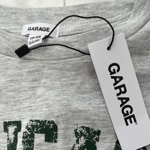Garage grey cropped tee XS - Picture 4 of 5